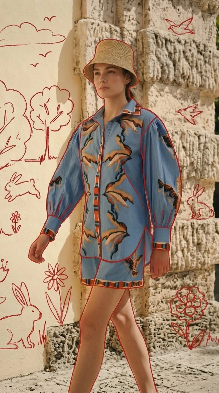 Social media content — Fashion portrait